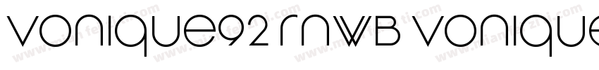 Vonique92 rnWB(Vonique92)字体转换